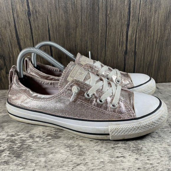 Converse Shoes - Converse Chuck Taylor All Star Women's Size 8.5 Rose Pink Shoreline Slip-Ons